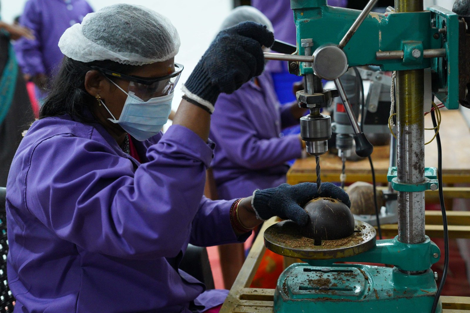 Kottravai women artisans at work