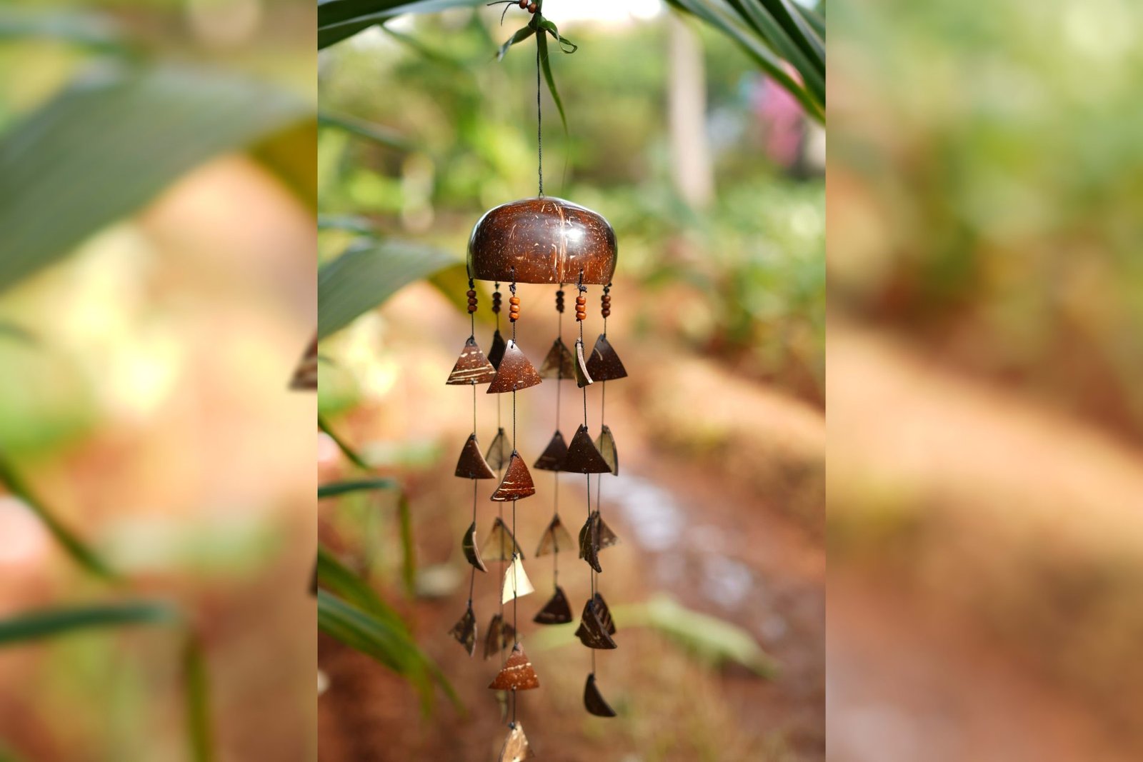 Handmade Coconut Shell Wind Chime